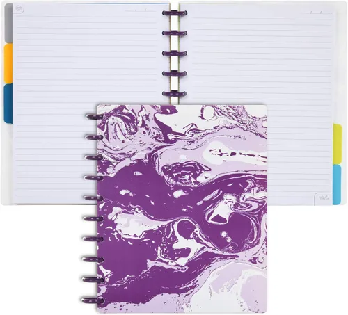 Vista 69 de Talia - Cuadernos de notas con tapas, planificador, personalizables, (Rosa de los 90, Junior (5.5 pulgadas x 8.5 pulgadas))