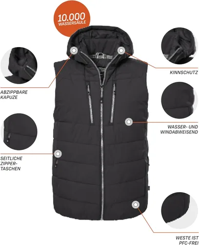 Vista 3 de Chaleco Invierno Hombre KOW 10 MN