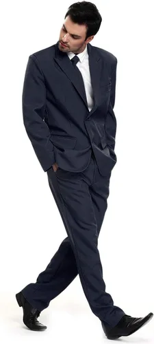 Vista 3 de U LOOK UGLY TODAY - Traje de fiesta para hombre, color sólido, para fiestas temáticas, eventos, club, Chaqueta con pantalones de corbata