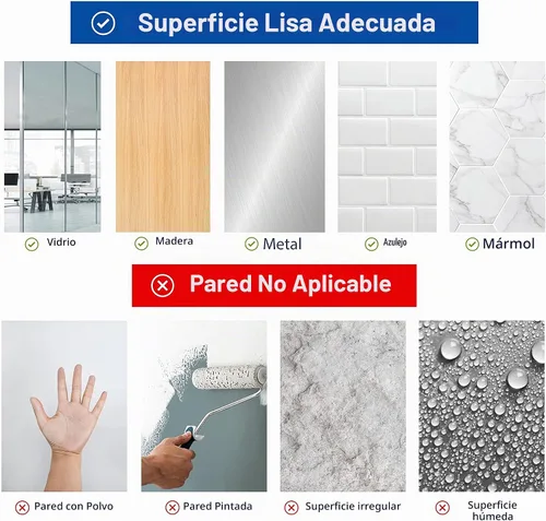 Vista 6 de Soporte para Letrero de Pared de 8.5" x 11" de Acrílico, Marco de Exhibición Magnético Autoadhesivo con Cinta Nano y Borde Magnético Fuerte