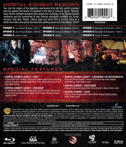 Vista 3 de Mortal Kombat: Legacy [Blu-ray]