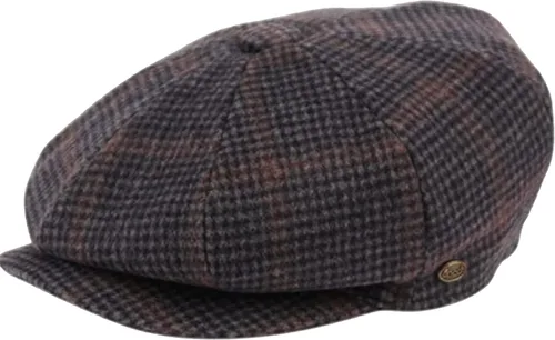 Vista 22 de Sombrero clásico de 8 paneles de mezcla de lana Newsboy Snap Brim Collection para hombre