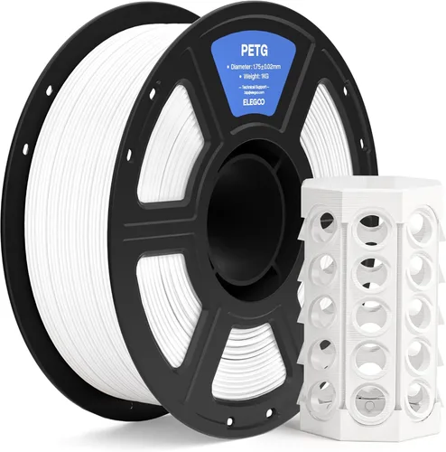 Vista 29 de ELEGOO Filamento PETG para impresora 3D de 0.07 in, color negro, 8.8 lbs