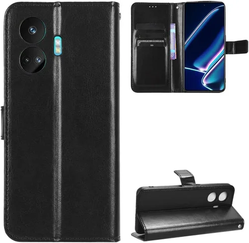Vista 41 de Funda para Boost Mobile Celero 5G + Funda de piel con tapa para Boost Mobile Celero 5G Plus, color negro
