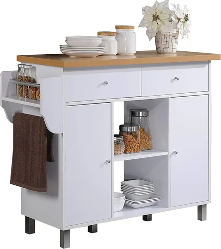 Vista 10 de Hodedah. Isla de cocina con especiero, Madera, Chocolate
