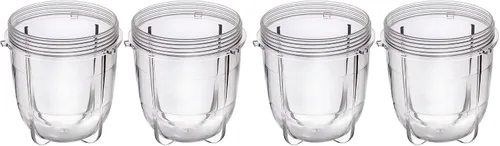 Vista 6 de Piezas de repuesto Accesorios de vasos compatible con la licuadora Magic Bullet original MB1001 de 250 W (2 tazas de 12 onzas)