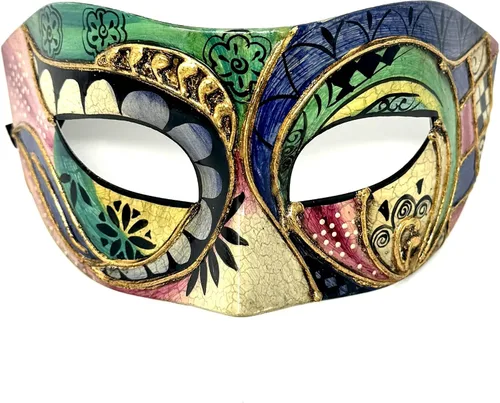 Vista 12 de Máscara de estilo steampunk para hombre, máscara de Mardi Gras, disfraz de Halloween, boda, fiesta, cosplay