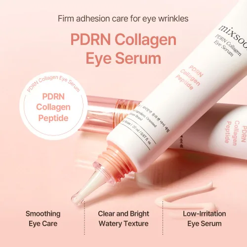 Vista 2 de mixsoon Suero de Colágeno PDRN para los Ojos - Suero Revividor para Bajo los Ojos con Fórmula Suave y Lisa para Piel Sensible Bajo los Ojos 20ml