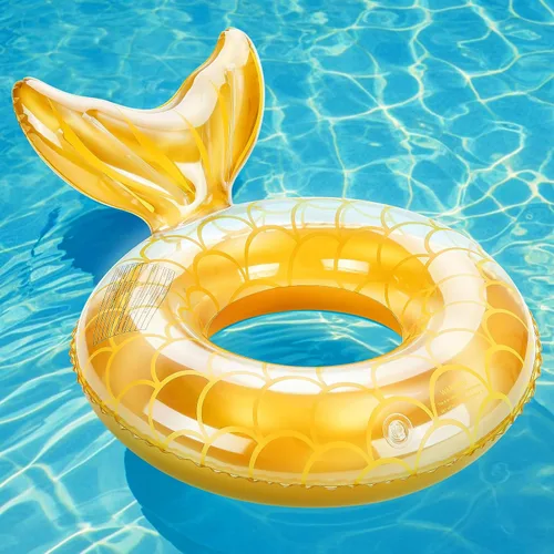 Vista 15 de MoKo Anillo de natación inflable, lindo flotador de piscina, decoración de tubo, tubos de natación, piscina al aire libre, playa, flotadores