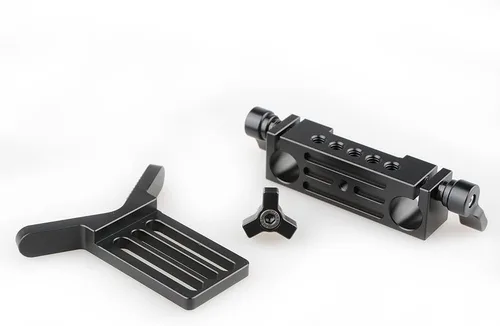 Vista 5 de CAMVATE Soporte de lente 0.591 in Rod Clamp Rail Block para DSLR Rig Rod Soporte Rail System - 1108