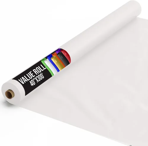 Vista 126 de Exquisito rollo de mantel de mesa de plástico aqua de Party Solids 4 piezas 40" X 300' Rollo de mantel de mesa de plástico - Rollos de mantel