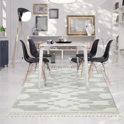 Vista 8 de LUXE WEAVERS Alfombra geométrica South Western gris 5x7