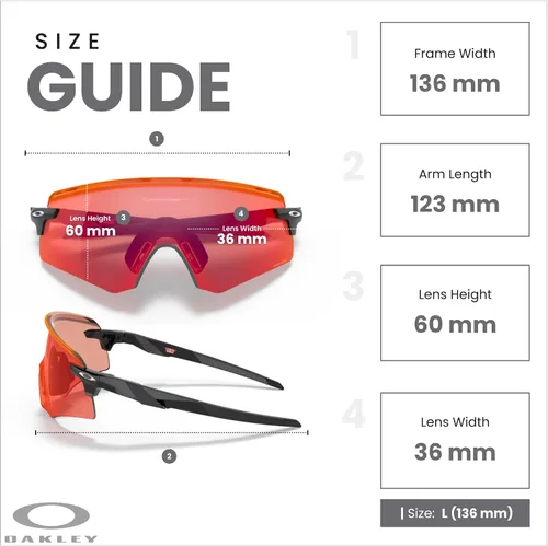 Vista 27 de Oakley Encoder OO9471 - Gafas de sol rectangulares para hombre, correa y kit de cuidado iWear de diseñador