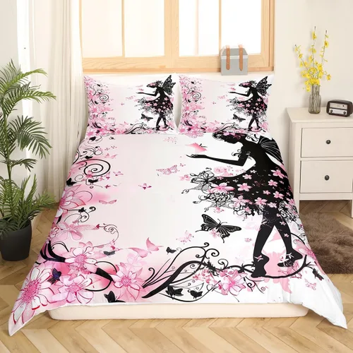 Vista 8 de Feelyou Juego de ropa de cama con temática londinense, funda de edredón para cabina telefónica retro roja para niños, paisaje histórico europeo