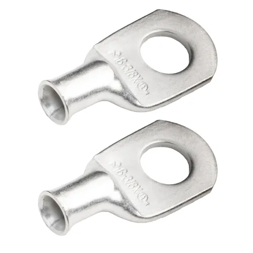 Vista 215 de SELTERM 5 piezas terminales de cable de cobre estañado 1/0 AWG perno de 1/2", extremos de cable de batería, terminales de anillo, conectores