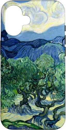 Vista 32 de Van Gogh Olivos con Alpilles Painting Famous Art Funda para iPhone 17