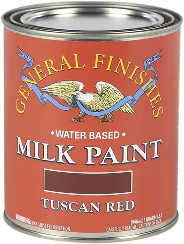 Vista 12 de General Finishes Pintura de leche a base de agua, 1 pinta, blanco antiguo