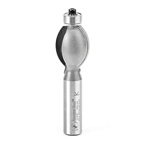 Vista 2 de Amana Tool - 54308 Borde con punta de carburo de 3/16 Radio x 1" de diámetro x 1-1/2 x 1/2 Shan