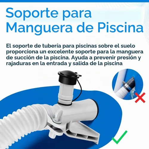 Vista 5 de Kit de válvula de chorro de aire para tubo de piscina para Intex