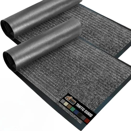 Vista 68 de GORILLA GRIP Traffic Guard - Tapete resistente para interiores y exteriores Negro