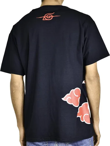 Vista 6 de Naruto Shippuden Anti-Leaf Village Akatsuki Clouds Camiseta