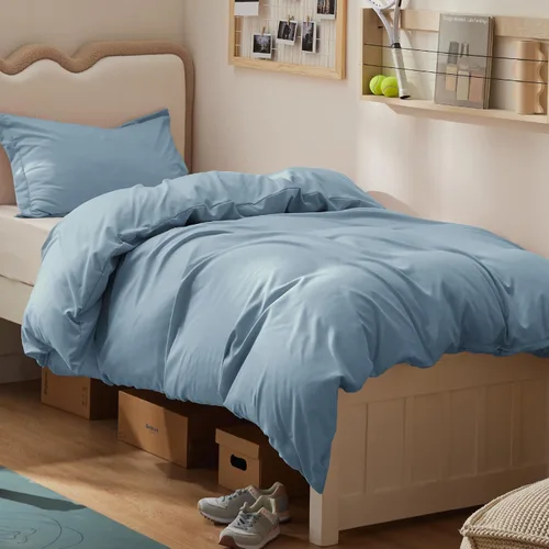 Vista 95 de Bedsure - Juego de funda de edredón tamaño individual/individual XL - Juego de ropa de cama suave de microfibra cepillada doble para niños