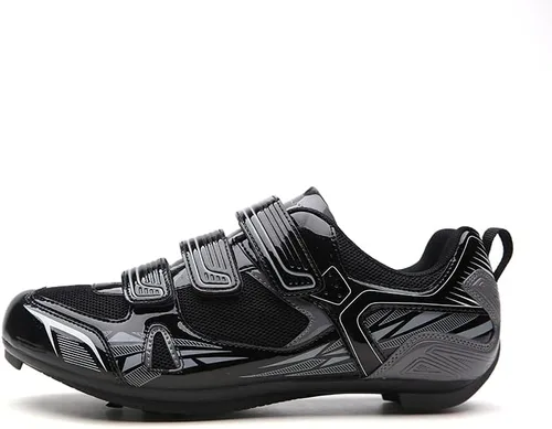 Vista 3 de Patavinity Zapatos de ciclismo unisex para bicicleta y bicicleta+ con tacos de bicicleta compatibles con Delta