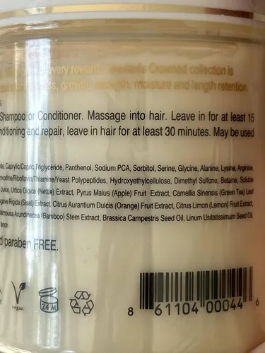 Vista 4 de Shedavi Mascarilla para el cabello - Tratamiento de proteínas con queratina para el cabello seco y dañado