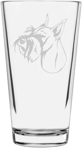 Vista 25 de Podenco Canario - Vaso de pinta de 16 onzas con temática de perro personalizado