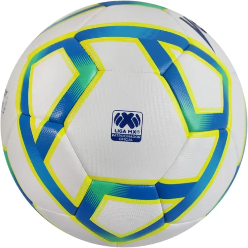 Vista 5 de Voit Balón de Fútbol Nº 5 Liga MX Apertura 2022, Blanco, Amarillo y Azul: Fusión de Innovación y Pasión, Perfecto para entusiastas del fútbol