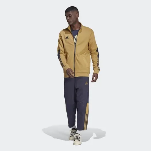 Vista 5 de adidas Chaqueta Tiro para hombre, Azul marino sombra