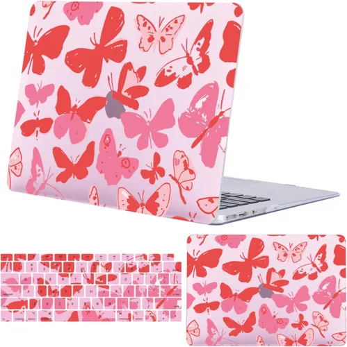 Vista 13 de Funda para MacBook Air 15.3'' A3448/A3241/A3114/A2941, lunares marrones