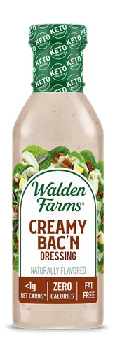 Vista 44 de Walden Farms Vinagreta balsámica de pera y blanca, sin calorías, sin gluten, baja en carbohidratos, apta para dieta cetogénica, vegana, sin azúcar