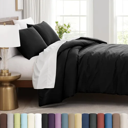 Vista 21 de Southshore Fine Living, Inc. Juego de funda de edredón tamaño extra grande individual/XL, ropa de cama de microfibra cepillada premium de fácil