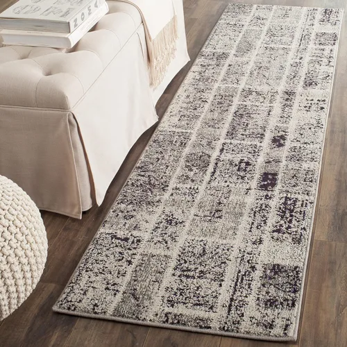 Vista 15 de Safavieh Colección Mónaco mnc216p entramado geométrico moderno y camino de mesa múltiple (2 "2" X 8)
