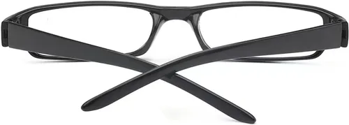 Vista 4 de 2 pares de lentes de visión miope, unisex Negro