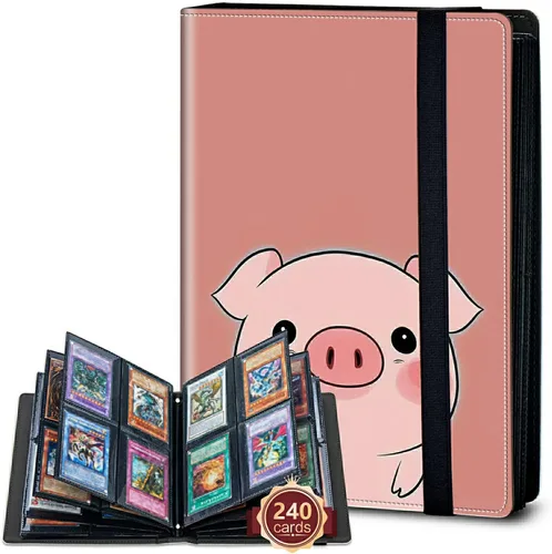 Vista 70 de Rossy Carpeta de tarjetas con 4 bolsillos, carpeta de tarjetas intercambiables, álbum de colección de tarjetas, para 160 tarjetas de carga lateral