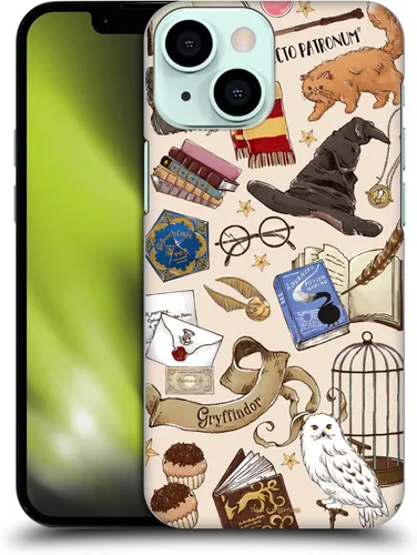 Vista 15 de Head Case Designs Funda rígida con licencia oficial de Harry Potter Draco Malfoy Deathly Hallows XXXVII compatible con Apple iPhone 13 Mini