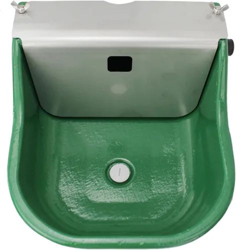 Vista 2 de Regadera automática para caballos, ganado, perro, cerdo, ganado, hierro fundido resistente, dispensador de agua de animales de granja extra grande