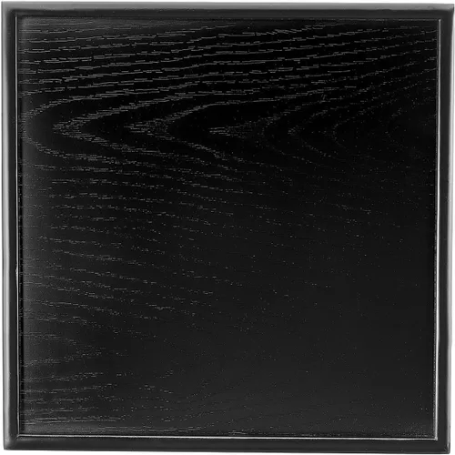 Vista 15 de Bandeja rectangular de madera para servir de madera, bandeja decorativa, 13.8 x 9.5 pulgadas, apta para decoración del hogar, cocina, mesa auxiliar