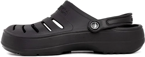 Vista 2 de Nautica Zuecos para mujer Sandalias deportivas deportivas Zapatos de agua sin cordones con correa trasera ajustable Zapatos deportivos de playa