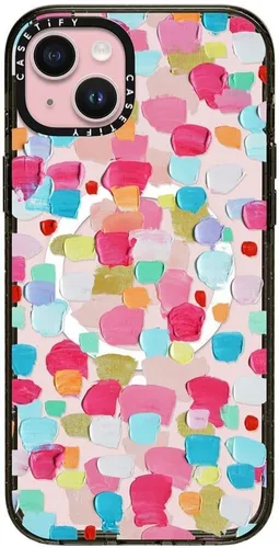 Vista 136 de CASETiFY Impact Funda para iPhone 15 [Probada contra Caídas de Grado Militar 4X / Protección contra Caídas de 8.2 pies / Compatible con Magsafe]