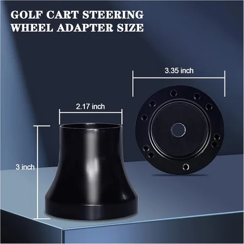 Vista 6 de Volante para carrito de golf compatible con EZGO RXV & TXT, Club Car DS, Club Car Precedent, Yamaha, la mayoría de los carritos de golf
