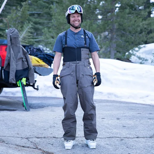 Vista 5 de Flylow Pantalones de esquí y snowboard con peto compuesto para hombre