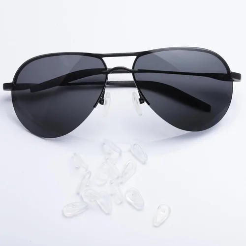 Vista 4 de Clear Soft Silicone Replacement Nose Pads for Oakley Tincup OX3184Conductor 6 OO4106Conductor 8 OO4107Savitar
