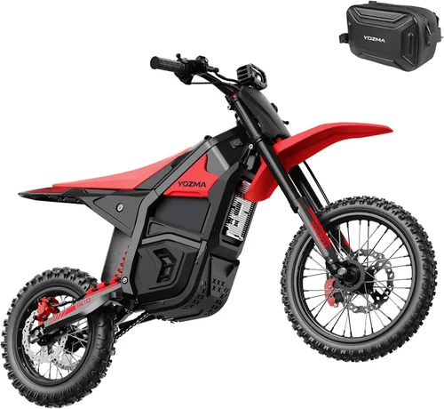 Vista 12 de Yozma IN10 bicicleta eléctrica de la suciedad, motocicleta eléctrica de Negro
