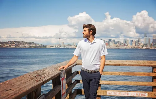 Vista 6 de Cutter & Buck Polo reciclado Virtue Eco Piqué de manga corta para hombre