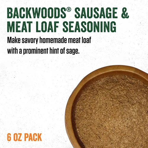 Vista 3 de LEM Productos Condimento Backwoods para salchichas y pastel de carne, ideal para caza silvestre y carne doméstica, temporada de hasta 24 libras