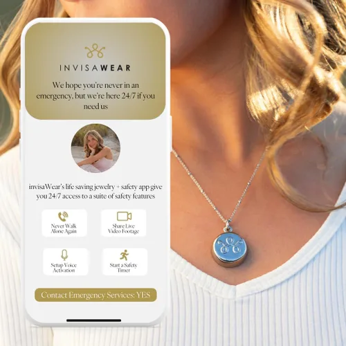 Vista 3 de invisawear Smart Jewelry - Personal Safety Device - Keychain