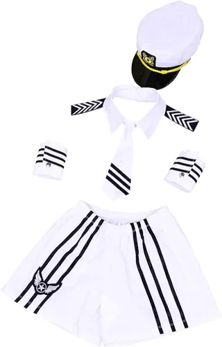 Vista 5 de QinMi Lover Traje de marinero sexy para hombre